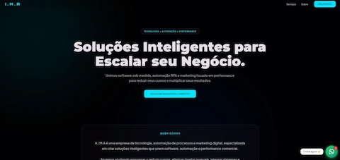 Site I.M.A Soluções