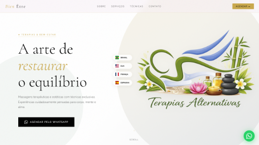 Site Bien Être - Massagem Braccioli