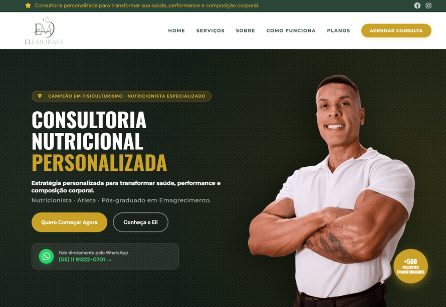 Site Nutricionista Eli