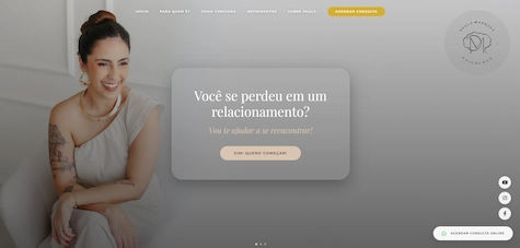 Site da Psicóloga Paula Marques